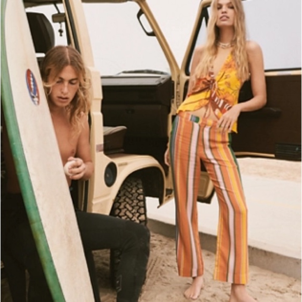 New Free people striped pants